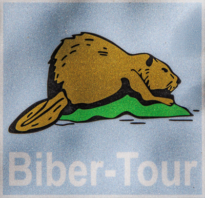 Kennzeichnung der Biber-Tour