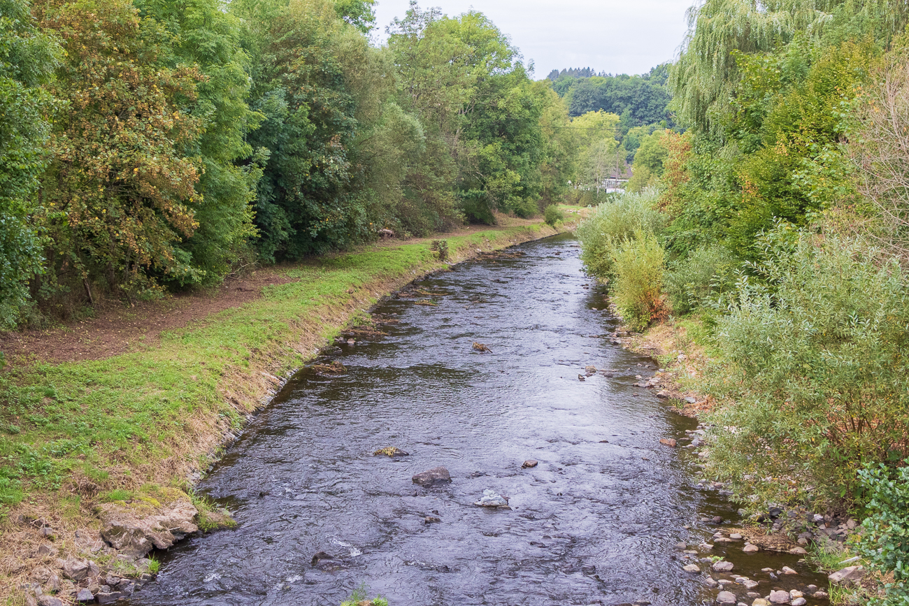 Blick von einer Brücke auf die Prims