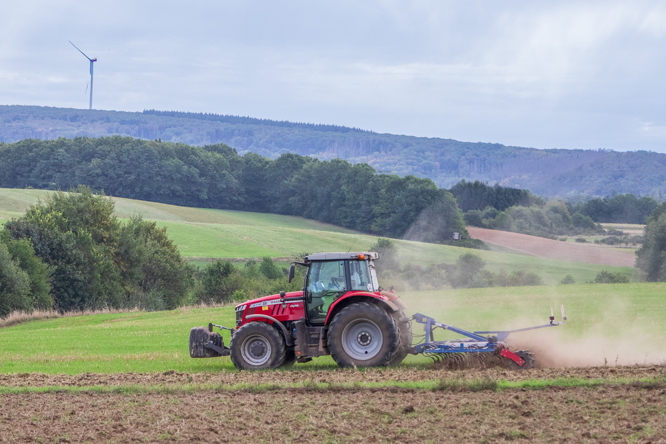 Bei der Feldarbeit