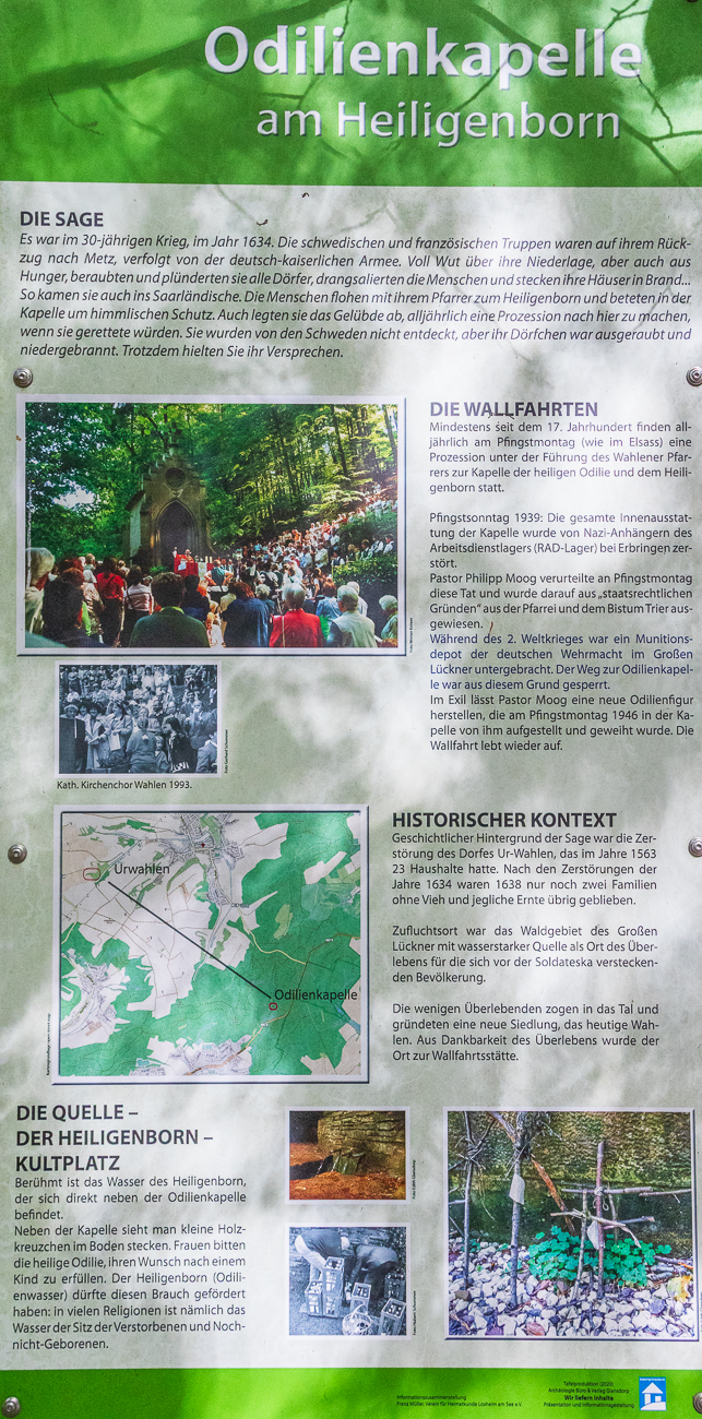 Infos zur Otilienkapelle