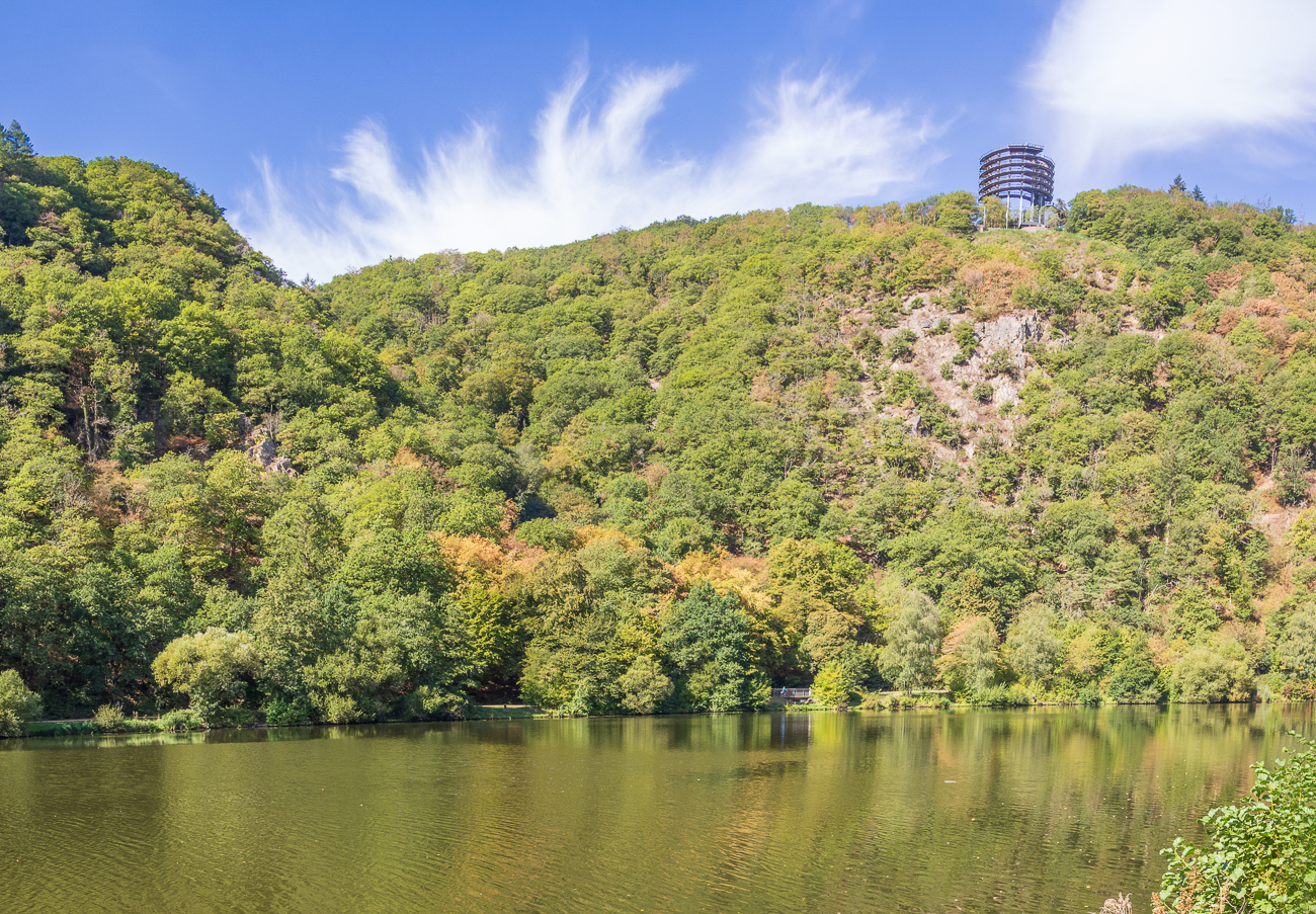 Aussichtsturm des Baumwipfelpfades an der Saarschleife