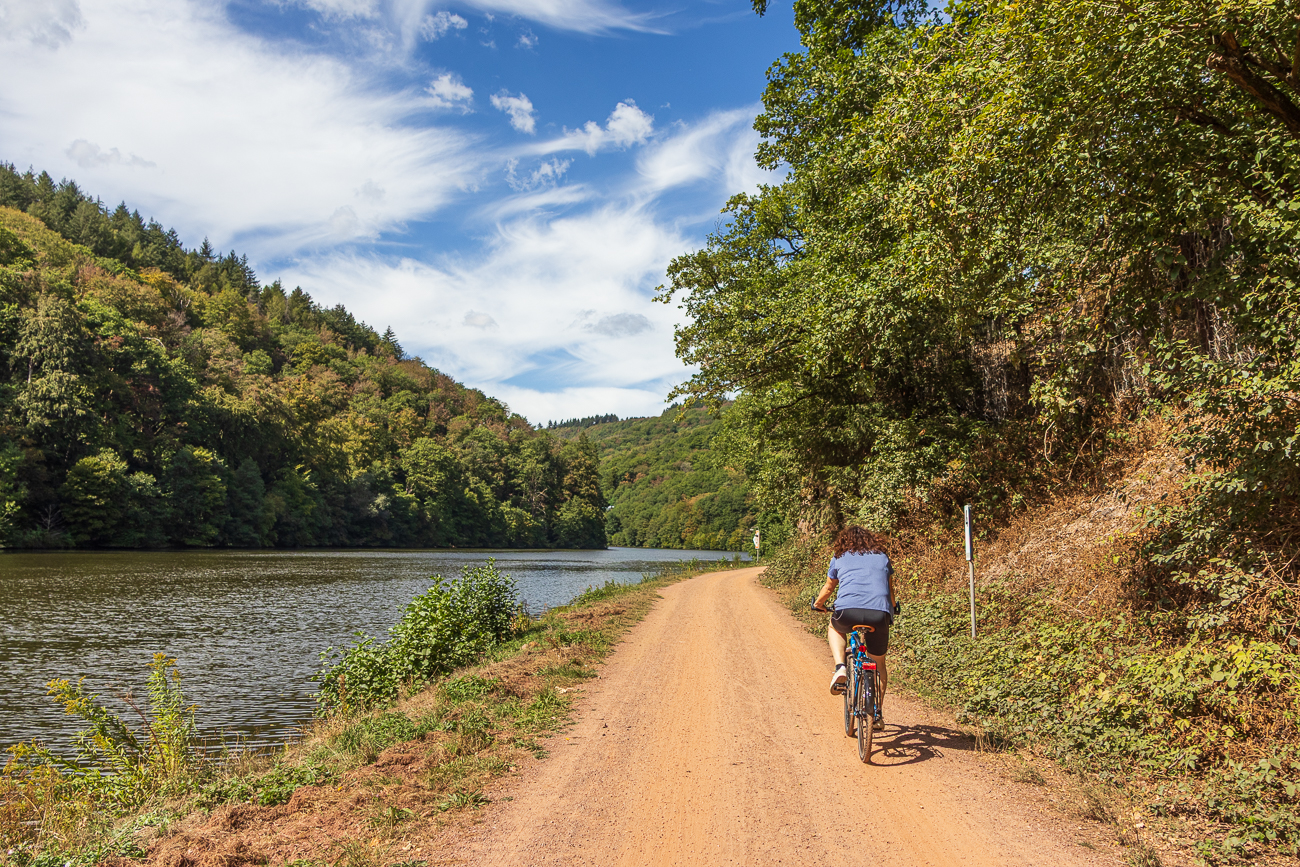 Rückweg auf der anderen Seite der Saar