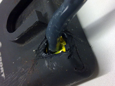 Kabelbruch am Akku :-(